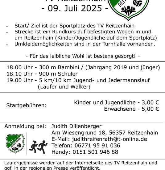 Laufevent 2025 | © TV Reitzenhain