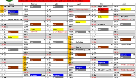 Terminkalender 2022 Rh