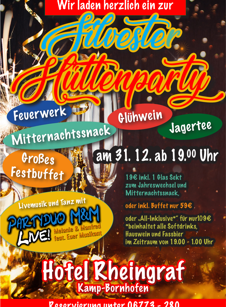 Silvester 25/26 | &copy; Hotel Rheingraf