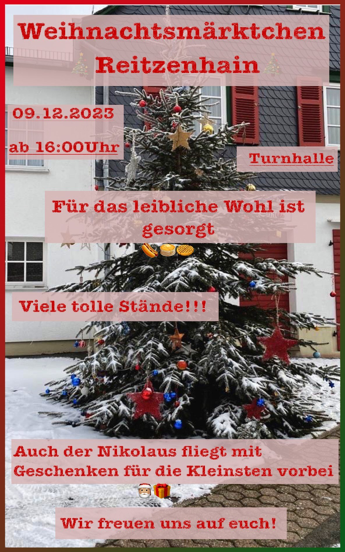 Weihnachtsmärktchen 2023 Plakat