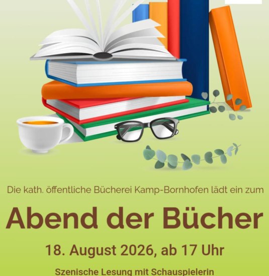Abend der B&uuml;cher | &copy; B&uuml;cherei Kamp-Bornhofen